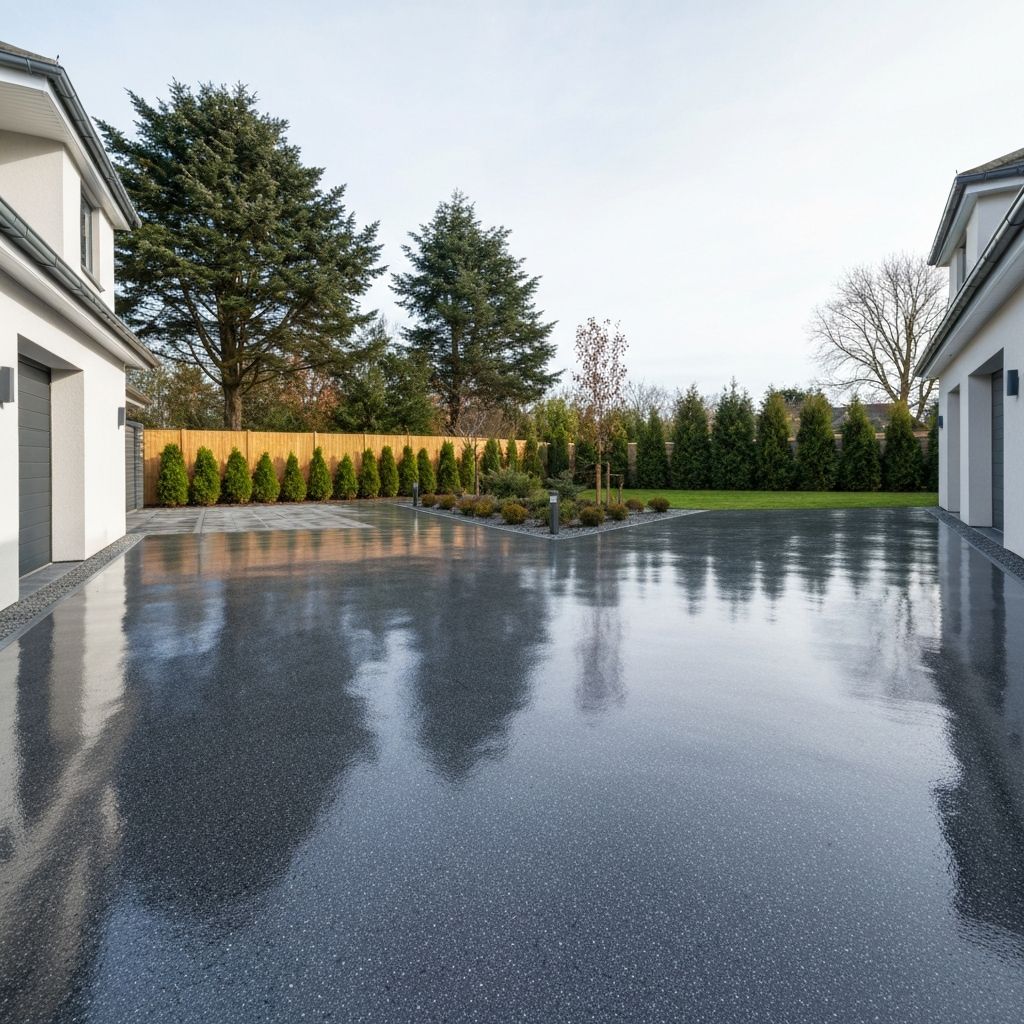 Resin driveway installation